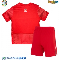 Maglie da calcio Polonia Seconda Maglia Bambino Europei 2024 Manica Corta (+ Pantaloni corti)